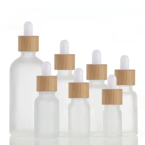 5ml 10ml <span class=keywords><strong>15ml</strong></span> 20ml 30ml 50ml 100ml sương giá thủy tinh tinh dầu chai nhỏ giọt với tre gỗ nắp - Product Image 1