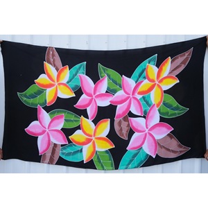 Pareos Hawaianos Pintados a Mano 100% Rayón de Alta Calidad, Ropa de Playa Personalizada al por Mayor, Cubierta para las Islas del Pacífico Asiático HPGU089-01-200 - Product Image 1
