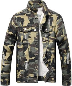 Nouveaux hommes mode jeans veste mâle Slim coton Streetwear décontracté denim manteau - Product Image 1