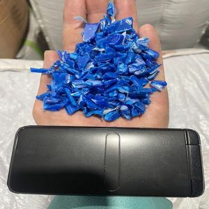 Déchets HDPE renforcés de qualité alimentaire Rebroyés Blue Drums Déchets recyclés de qualité supérieure Granules de polyéthylène plastique Numéro de modèle - Product Image 1