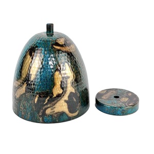 Lámpara colgante de cobre martillada redonda de Metal para sala de estar, color de forma de tamaño personalizado, novedad - Product Image 5