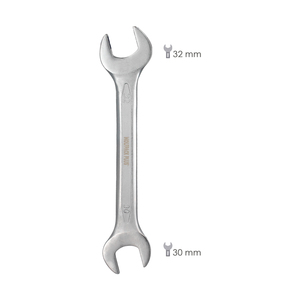 Chiave Fissa Plus 30x32 in Acciaio Cromo Vanadio DIN 3110 - Product Image 2