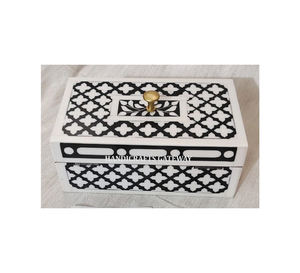 Produit le plus vendu Boîte à bijoux en bois fait main avec nacre Forme rectangulaire Design floral fait main Utilisé pour les boîtes cadeaux - Product Image 1