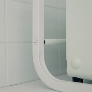 Étagère de cuisine extensible en métal mat blanc de rangement pour micro-ondes - Product Image 5