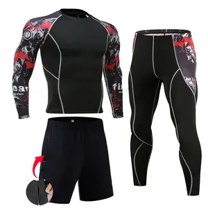 Traje Deportivo de Compresión para Hombre, para Fitness y Yoga - Product Image 1
