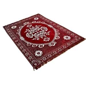 Tapis Shaggy en coton de haute qualité fait à la main hauteur de pile de peluche brodée sur mesure pour la décoration de salle de prière prix bon marché - Product Image 2