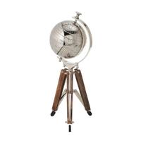 Globe terrestre rotatif en métal avec trépied réglable, articles de bureau écologiques, objets décoratifs, présentoir au sol