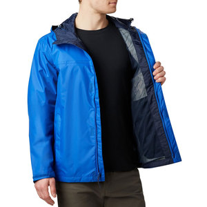 Suministro directo de fábrica Chaquetas de lluvia Softshell de alta calidad Cuello alto Material de nailon/poliéster Secado rápido Transpirable OEM Hombres - Product Image 3