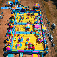 Fabricant Chinois Personnalisé Grande Structure Gonflable d'Extérieur Parcours d'Obstacles Terrain de Jeu Parc d'Attractions Sportif Gonflable