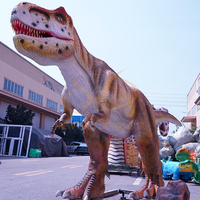 Modèle électrique de taille réelle de dinosaure animatronique simulé d'intérieur pour parc d'aventure de centre commercial et aéroport en métal