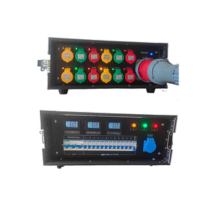 Manchange SS2-50 50A Distributeur d'alimentation 6 canaux pour scène, <span class=keywords><strong>cinéma</strong></span> et télévision, avec prises L5-20 et Edison US pour l'éclairage cinématographique - Product Image 2