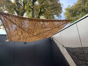 Biodegradable Coir Mesh <b>Shade</b> Sail - Sustainable <b>Garden</b> Sun <b>Shade</b> Net - Product Image 5