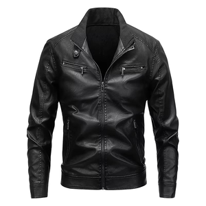 Chaqueta Vaquera de Hombre con Cuello Alto para Otoño e Invierno, Manga Larga, Botones, Prenda Exterior Informal, Transpirable, Resistente al Frío e Impermeable, 100% Algodón - Product Image 2