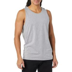 Premium Quality Knitted 100% Cotton Quick Dry Breathable Sleeveless Tank Top <b>Men</b> O-Neck Training Sports Running Solid Casual - Product Image 1