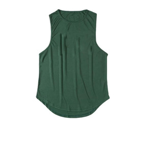 Débardeur personnalisé col rond 2024-2025, 240 GSM, respirant, en coton de bambou pour homme, écologique et durable - Product Image 5