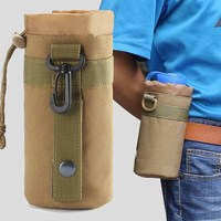 Usine personnalisée extérieur tactique bouteille d'eau ensemble chasse Cs Molle Camouflage bandoulière bouilloire étui