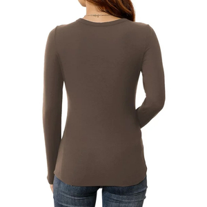 Camiseta Casual de Manga Corta para Mujer, Tallas Grandes, de Primera Calidad, ODM, Secado Rápido, Algodón con Spandex, Diseño Personalizado, Logotipo Bordado, Tejido de Punto - Product Image 4