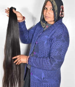 Cuticule indienne crue alignée 100% cheveux vierges naturels non transformés femmes noires machine double trame Extensions de cheveux humains - Product Image 1