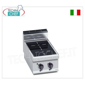 Cuisinière électrique 2 zones avec plaque infrarouge, 6,4 kW - Product Image 1