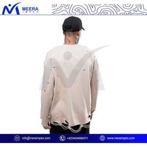 Meera Impex 100% Camiseta desgastada de tela de algodón para hombre Diseño de manga corta anticontracción de secado rápido para uso diario - Product Image 3