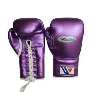 Customized Design Top Selling Wholesale High Quality Manufacturers <b>Boxing</b> <b>Sparring</b> <b>Set</b> Purple Winning <b>Boxing</b> Gloves Full Kit - Product Image 3
