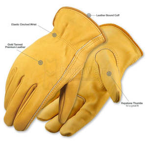 Gants de conduite sur mesure, confortables et résistants à la chaleur, en cuir de haute qualité, pour la sécurité des mains. - Product Image 6