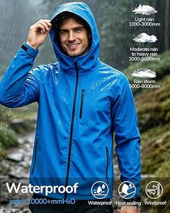 Fabricant OEM de vêtements personnalisés, coupe-vent à capuche résistant à l'eau pour hommes - Product Image 3