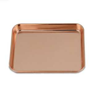 Plateau de service multifonction en acier inoxydable personnalisable, finition polie, forme ovale, taille sur mesure, service de boissons, contact alimentaire - Product Image 4