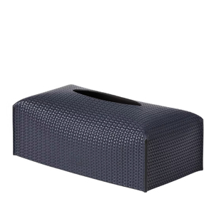 Porte-serviettes en cuir dernier modèle support qualité supérieure distributeur de mouchoirs en papier de grande taille accessoire élégant pour la maison - Product Image 1