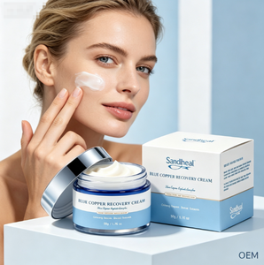 Crème réparatrice professionnelle au cuivre bleu – Hydratant facial intensif réparateur et anti-âge |   OEM - Product Image 4