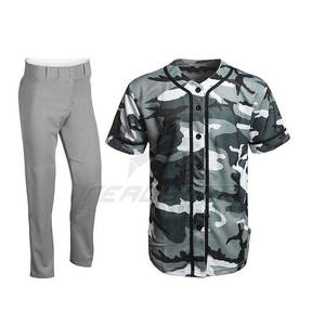 Uniforme de béisbol de dos tonos con camiseta de panel de malla Conjuntos de béisbol de máxima transpirabilidad para un rendimiento en el campo - Product Image 5