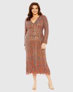 ชุดเดรสแขนยาวหรูหราเรียบง่ายสไตล์เรียบง่ายประกายทรงตรงเงางามสำหรับงานแต่งงานขนาดพิเศษเป็นมิตรต่อสิ่งแวดล้อม - Product Image 6