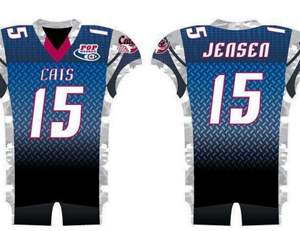 Maillots de football américain modernes, vêtements de football américain personnalisés, conception gratuite, uniformes de football américain pour jeunes - Product Image 1