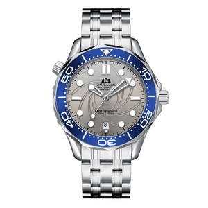 Reloj de Hombre Paulareis, Nuevo <span class=keywords><strong>Diseño</strong></span> Clásico, Automático, Mecánico, Correa de Acero Inoxidable, Bisel Casual, Esfera Master Wave Typhoon, Regalo - Product Image 5