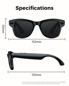 Gafas Inteligentes con IA de Alta Gama, Cámara de 500W, Resistentes al Agua IP67, Carga Magnética, Control por Aplicación HeyCyan, Traducción en Tiempo Real-M02 - Product Image 4