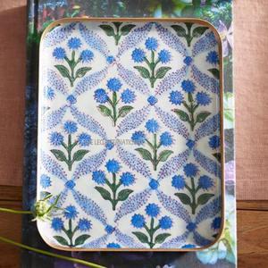 Colorful <strong>Printed</strong> Design Handmade New Stylish <strong>Tray</strong> Creative Under Glazed <strong>High</strong> <strong>Quality</strong> <strong>Serving</strong> <strong>Tray</strong> Platter - Product Image 3