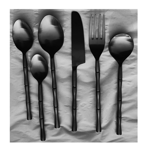 Cuillère à dessert en acier personnalisée dernier cri ensembles de couverts de vaisselle avec boîte cadeau artisanat dernier produit - Product Image 5