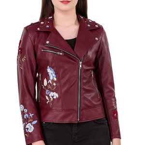 Nuevo diseño Chaquetas Mujeres Moda Chaqueta de alta calidad Mejor diseño Chaquetas de cuero - Product Image 1
