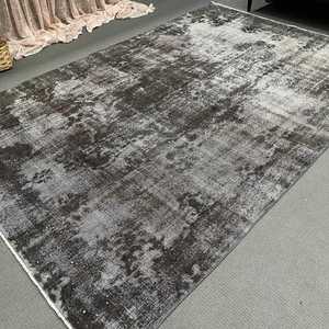Tapis de 6,6 x 9,6 pieds, tapis vintage, tapis turc en laine grise camouflage - Product Image 5