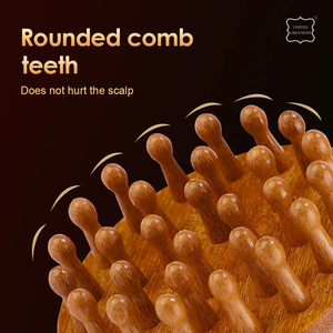 แปรงนวดไม้บีชแบบพกพาธรรมชาติแปรงนวดทั่วร่างกายแบบพกพาเครื่องมือบำบัดไม้สำหรับนวดเพื่อบรรเทาอาการปวดกล้ามเนื้อ - Product Image 3