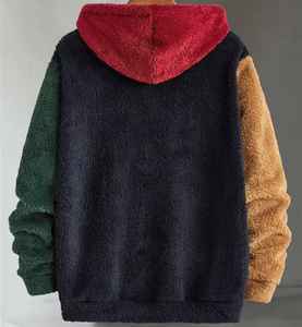 เสื้อฮู้ดซิปเดนิมพรีเมียมแบบสั่งทำพิเศษสำหรับผู้หญิง: ชุดเซ็ตเสื้อสเวตแพนท์โอเวอร์ไซส์ประดับคริสตัล, สไตล์วินเทจแบบทำเก่า, ลายกราฟิกนูน, ขนเฟอร์ - Product Image 2