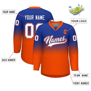 Uniformes de hockey de poliéster 100%, nombre de equipo transpirable de alta calidad, nuevo diseño, camisetas de hockey personalizadas - Product Image 3