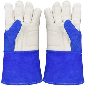 Guantes de soldadura hechos a medida de secado rápido a bajo precio Guantes de trabajo de invierno con cuero dividido de vaca - Product Image 1