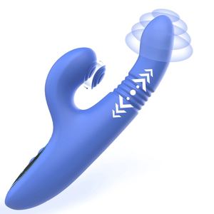 LED-scherm 10-speed konijnvormige vibrerende massage stick voor vrouwelijke masturbatie, oplaadbaar, seksspeeltje voor volwassenen - Product Image 1