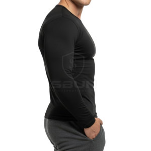 Camisetas de Compresión para Hombre, Talla Grande, Corte Ajustado, Manga Larga, Casuales, Ecológicas, de Secado Rápido y Transpirables - Product Image 4