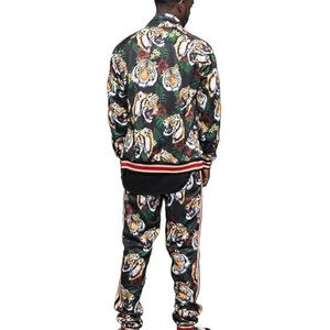 Conjunto deportivo completo de poliéster con cierre de cremallera, transpirable, ligero, informal, atlético, para correr, gimnasio. - Product Image 3