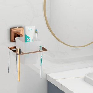 Niko 304 Grade <b>Stainless</b> <b>Steel</b> Bathroom Accessories Antique Brass Napkin Holder/Towel Hanger and Ring for Kitchen Use - Product Image 3