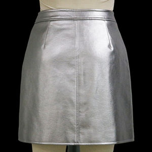 Dernières jupes en cuir décontractées pour femmes Design respirant de couleur personnalisée avec tour de taille naturel pour l'hiver Vente en gros - Product Image 4