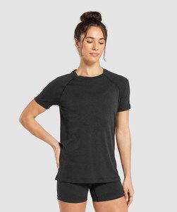 T-shirts d'été décontractés pour femmes en gros, respirants, avec logo, teinture unie, tricotés, 100% coton, votre propre logo - Product Image 1