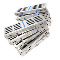 Cassette de Stérilisation Autoclavable pour Instruments Chirurgicaux Dentaires, Support à 10 Plateaux en Acier Inoxydable, Certifiée CE, Garantie 2 Ans, Fida